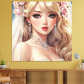 Stretched Canvas Print Leinwanddruck (Insitu (Wohnzimmer))