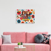 Stretched Canvas Print Leinwanddruck (Insitu (Wohnzimmer))