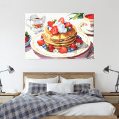 Stretched Canvas Print Leinwanddruck (Insitu (Schlafzimmer))