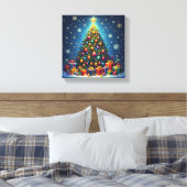 Stretched Canvas Print Leinwanddruck (Insitu (Schlafzimmer))
