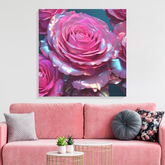 Stretched Canvas Print Leinwanddruck (Insitu (Wohnzimmer))