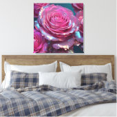 Stretched Canvas Print Leinwanddruck (Insitu (Schlafzimmer))