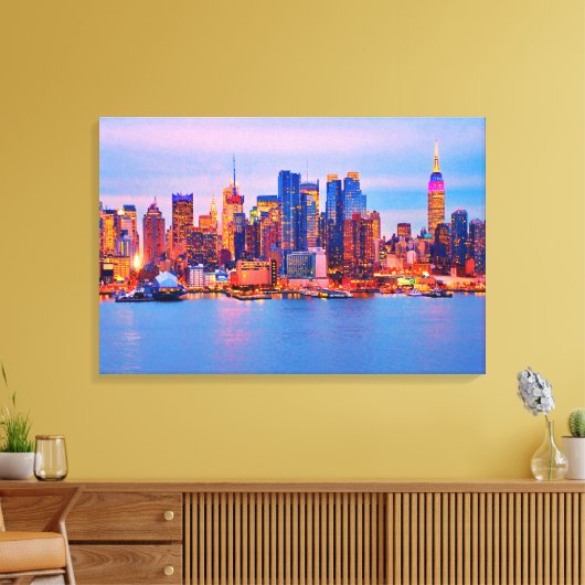 Stretched Canvas Print Leinwanddruck (Insitu (Wohnzimmer))