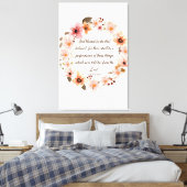Stretched Canvas Print Leinwanddruck (Insitu (Schlafzimmer))