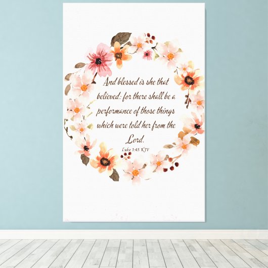 Stretched Canvas Print Leinwanddruck (Insitu (Holzboden))