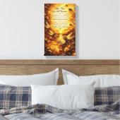 Stretched Canvas Print Leinwanddruck (Insitu (Schlafzimmer))