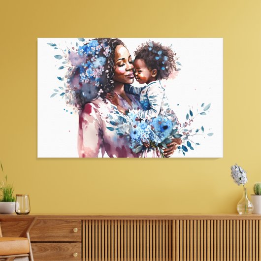 Stretched Canvas Print Leinwanddruck (Insitu (Wohnzimmer))