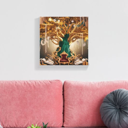Stretched Canvas Print Leinwanddruck (Insitu (Wohnzimmer))
