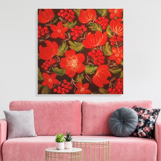 Stretched Canvas Print Leinwanddruck (Insitu (Wohnzimmer))