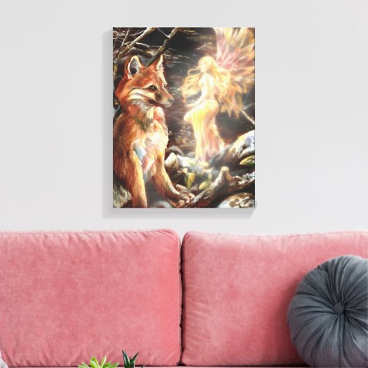 Stretched Canvas Print Leinwanddruck (Insitu (Wohnzimmer))