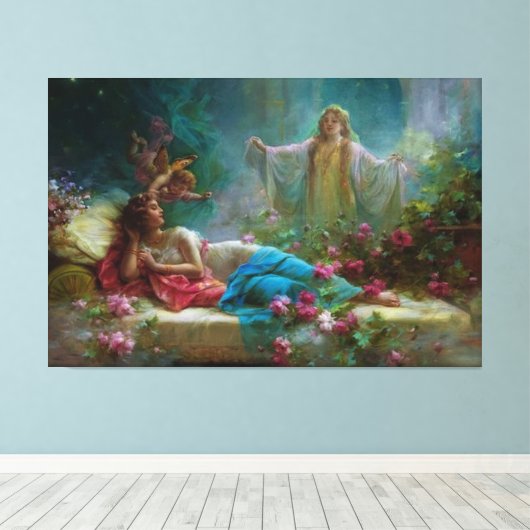 Stretched Canvas Print Leinwanddruck (Insitu (Holzboden))