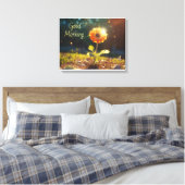 Stretched Canvas Print Leinwanddruck (Insitu (Schlafzimmer))