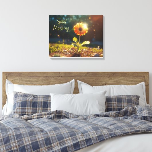 Stretched Canvas Print Leinwanddruck (Insitu (Schlafzimmer))