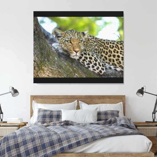 Stretched Canvas Print Leinwanddruck (Insitu (Schlafzimmer))