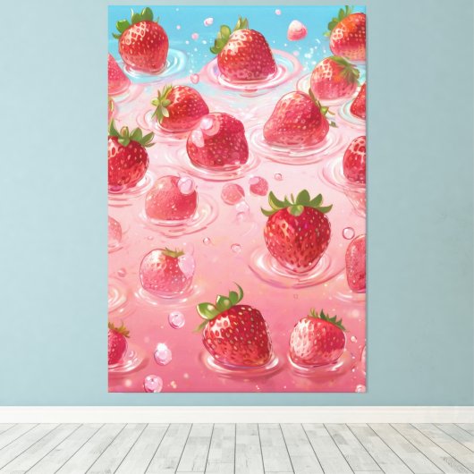 Stretched Canvas Print Leinwanddruck (Insitu (Holzboden))