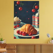 Stretched Canvas Print Leinwanddruck (Insitu (Wohnzimmer))