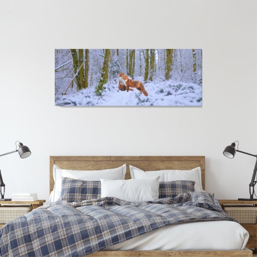 Stretched Canvas Print Leinwanddruck (Insitu (Schlafzimmer))