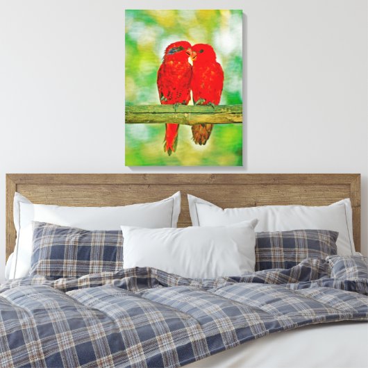 Stretched Canvas Print Leinwanddruck (Insitu (Schlafzimmer))
