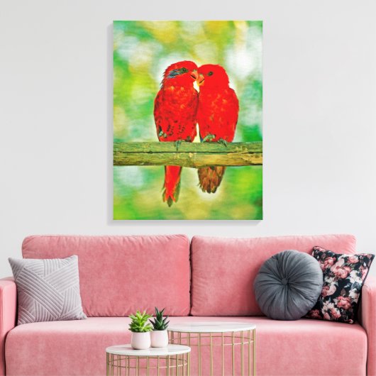 Stretched Canvas Print Leinwanddruck (Insitu (Wohnzimmer))