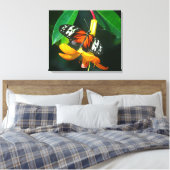 Stretched Canvas Print Leinwanddruck (Insitu (Schlafzimmer))