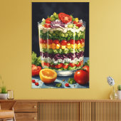 Stretched Canvas Print Leinwanddruck (Insitu (Wohnzimmer))