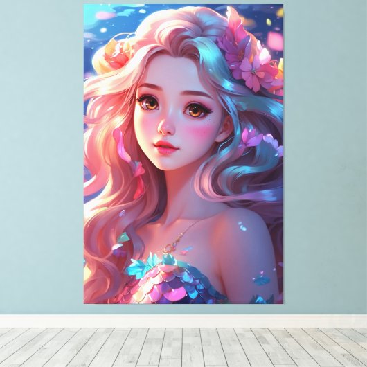 Stretched Canvas Print Leinwanddruck (Insitu (Holzboden))