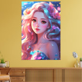 Stretched Canvas Print Leinwanddruck (Insitu (Wohnzimmer))