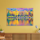 Stretched Canvas Print Leinwanddruck (Insitu (Wohnzimmer))
