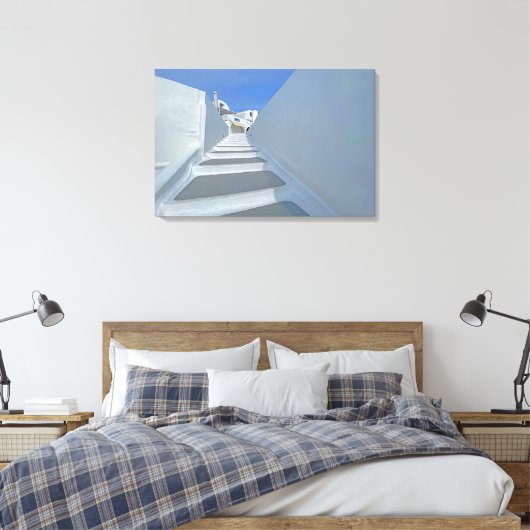 Stretched Canvas Print Leinwanddruck (Insitu (Schlafzimmer))