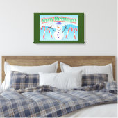 Stretched Canvas Print Leinwanddruck (Insitu (Schlafzimmer))