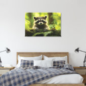 Stretched Canvas Print Leinwanddruck (Insitu (Schlafzimmer))