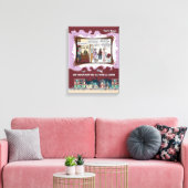 Stretched Canvas Print Leinwanddruck (Insitu (Wohnzimmer))