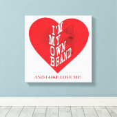 Stretched Canvas Print Leinwanddruck (Insitu (Holzboden))