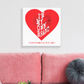 Stretched Canvas Print Leinwanddruck (Insitu (Wohnzimmer))