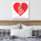 Stretched Canvas Print Leinwanddruck (Insitu (Schlafzimmer))