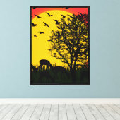 Stretched Canvas Print Leinwanddruck (Insitu (Holzboden))