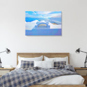 Stretched Canvas Print Leinwanddruck (Insitu (Schlafzimmer))