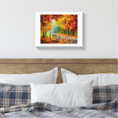 Stretched Canvas Print Leinwanddruck (Insitu (Schlafzimmer))