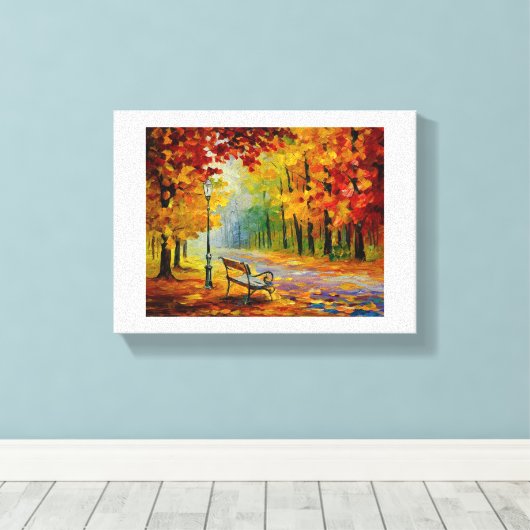 Stretched Canvas Print Leinwanddruck (Insitu (Holzboden))