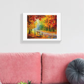 Stretched Canvas Print Leinwanddruck (Insitu (Wohnzimmer))