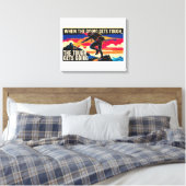 Stretched Canvas Print Leinwanddruck (Insitu (Schlafzimmer))