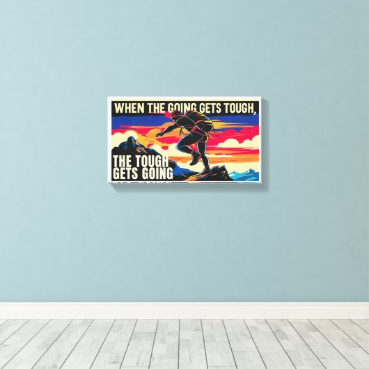 Stretched Canvas Print Leinwanddruck (Insitu (Holzboden))