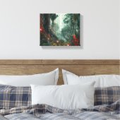 Stretched Canvas Print Leinwanddruck (Insitu (Schlafzimmer))