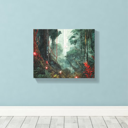 Stretched Canvas Print Leinwanddruck (Insitu (Holzboden))