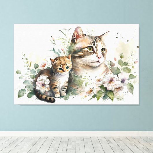 Stretched Canvas Print Leinwanddruck (Insitu (Holzboden))