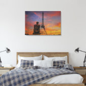 Stretched Canvas Print Leinwanddruck (Insitu (Schlafzimmer))