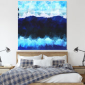 Stretched Canvas Print Leinwanddruck (Insitu (Schlafzimmer))