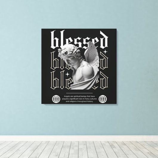 Stretched Canvas Print Leinwanddruck (Insitu (Holzboden))