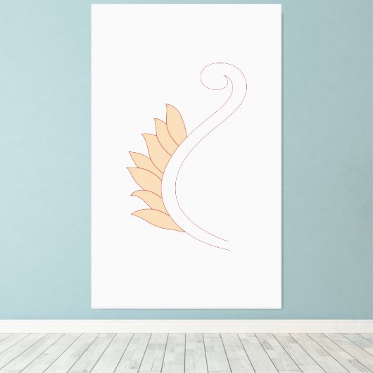 Stretched Canvas Print Leinwanddruck (Insitu (Holzboden))