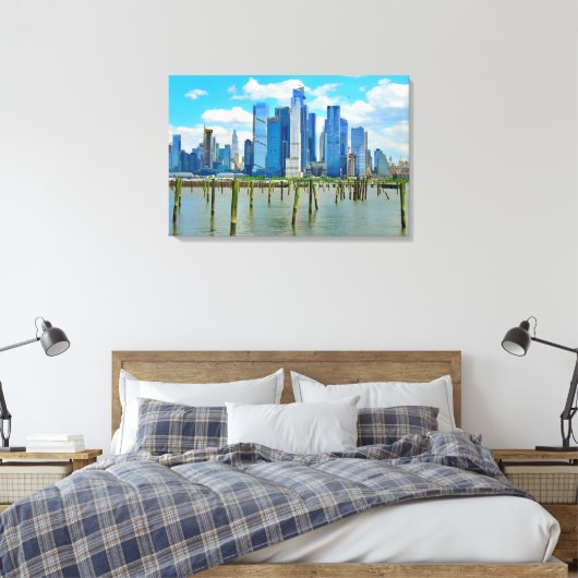 Stretched Canvas Print Leinwanddruck (Insitu (Schlafzimmer))